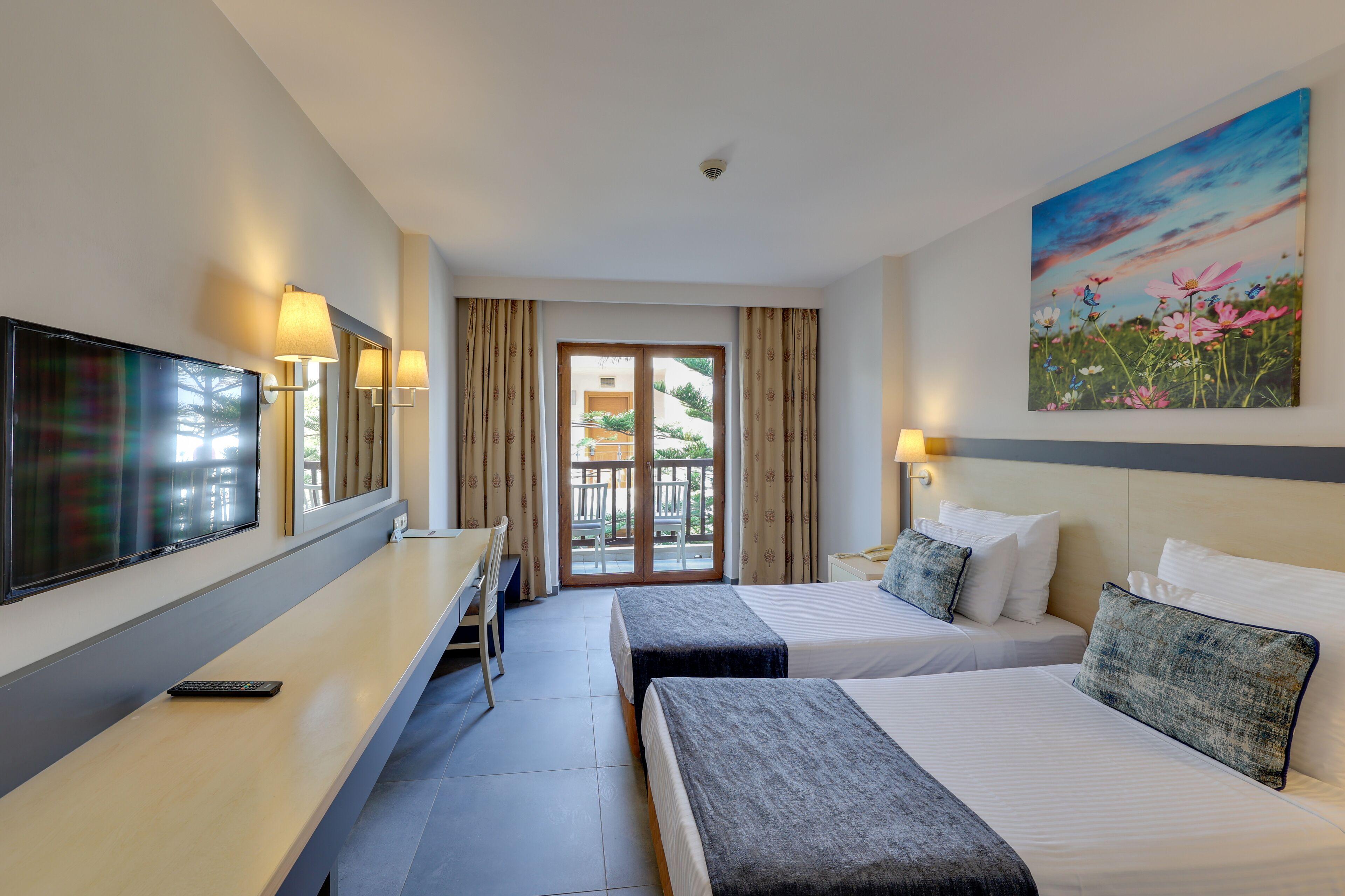 Doppelzimmer mit Gartenblick